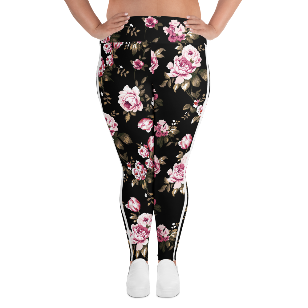 Pink Rose Curvy Performance Leggings