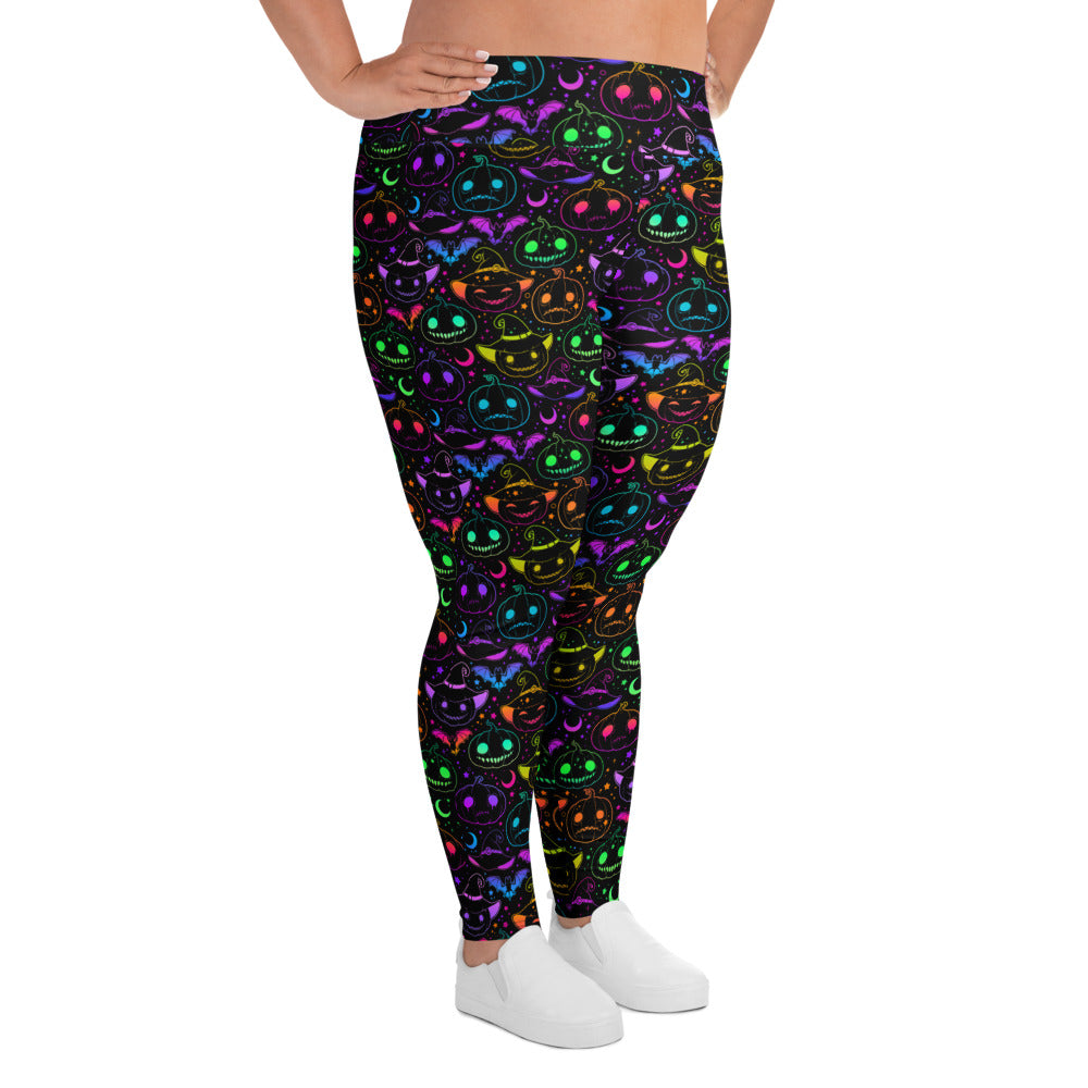 Curvy Glowin’ & Ghoulin’ Performance Leggings