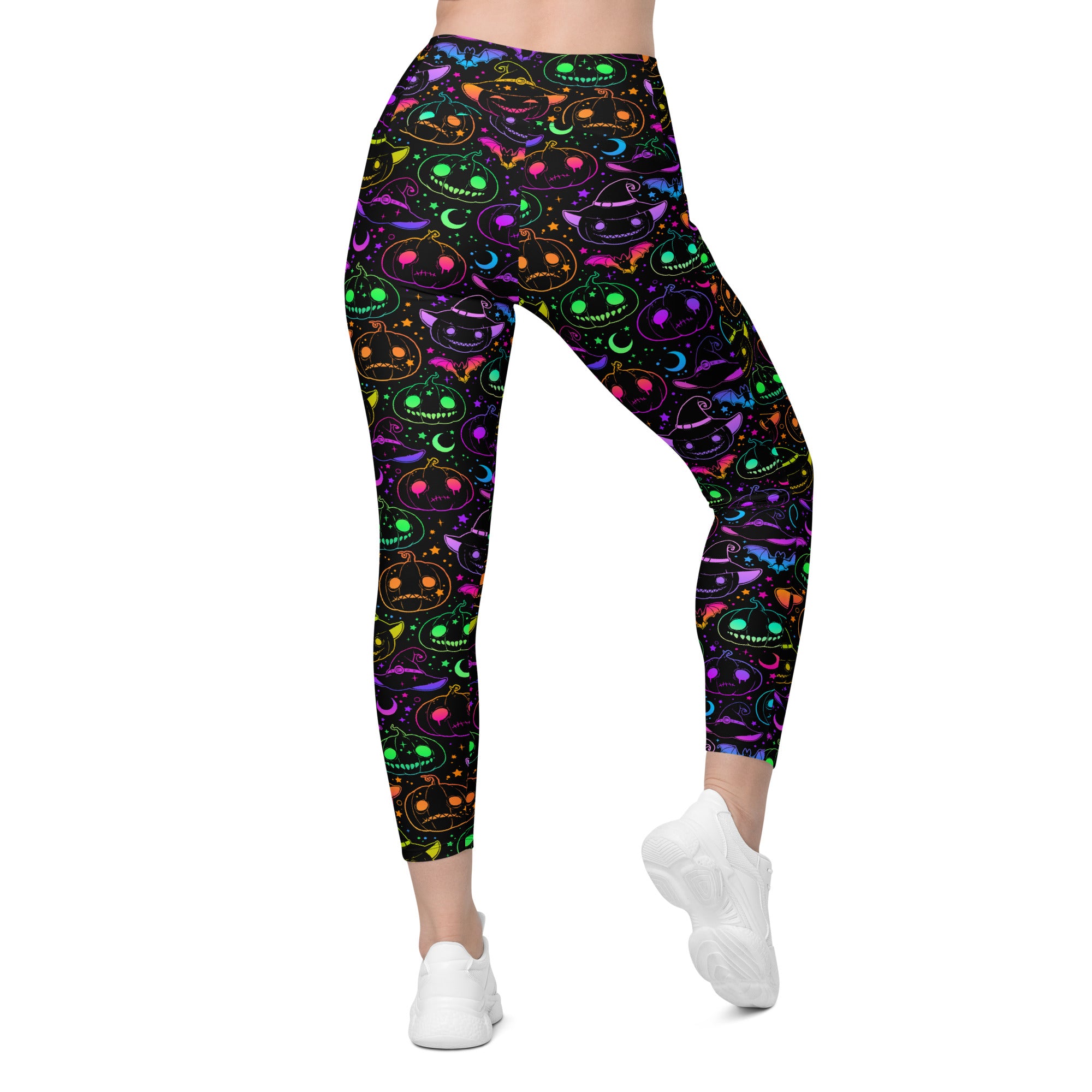 Glowin’ & Ghoulin’ Performance Leggings W/ Pockets