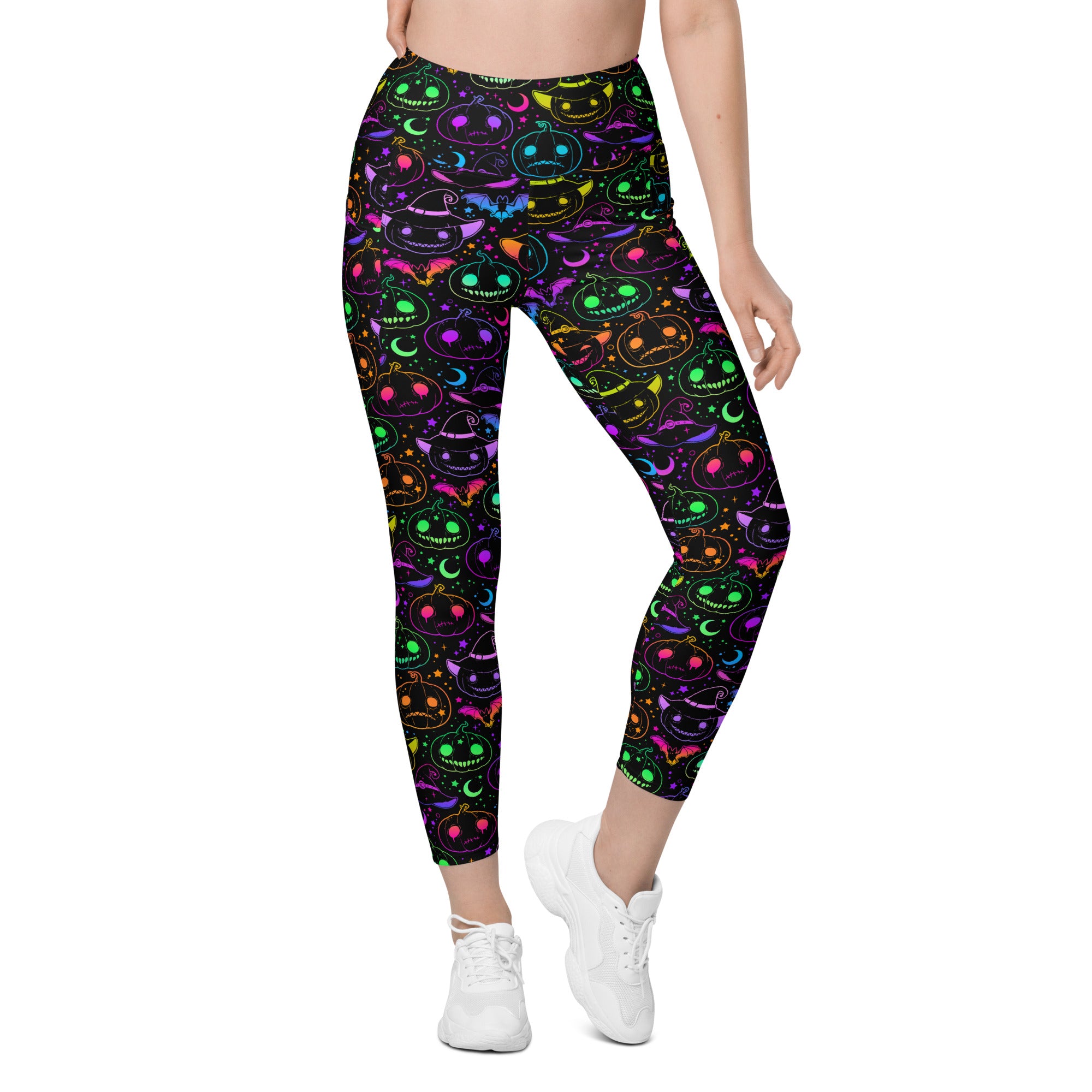 Glowin’ & Ghoulin’ Performance Leggings W/ Pockets