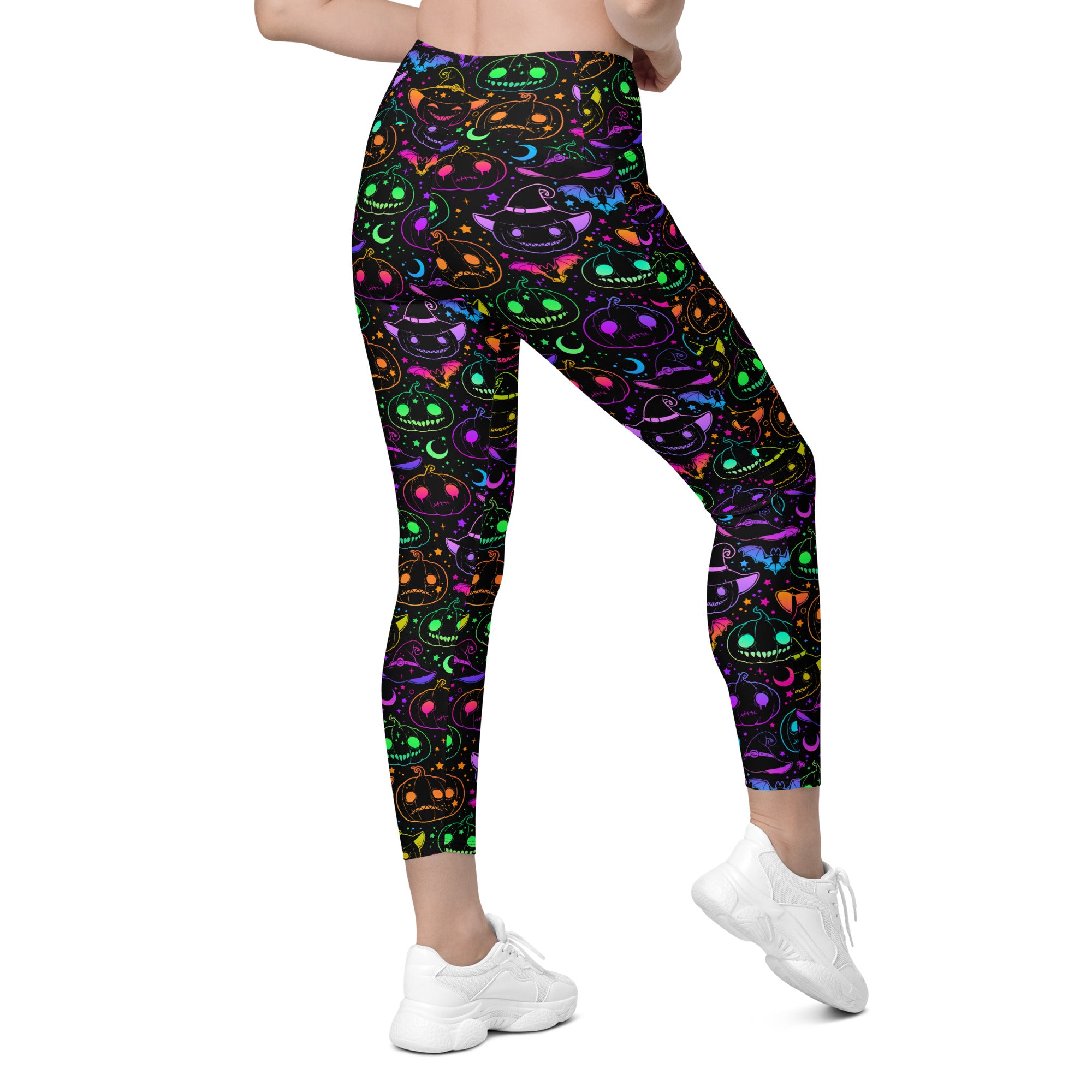Glowin’ & Ghoulin’ Performance Leggings W/ Pockets