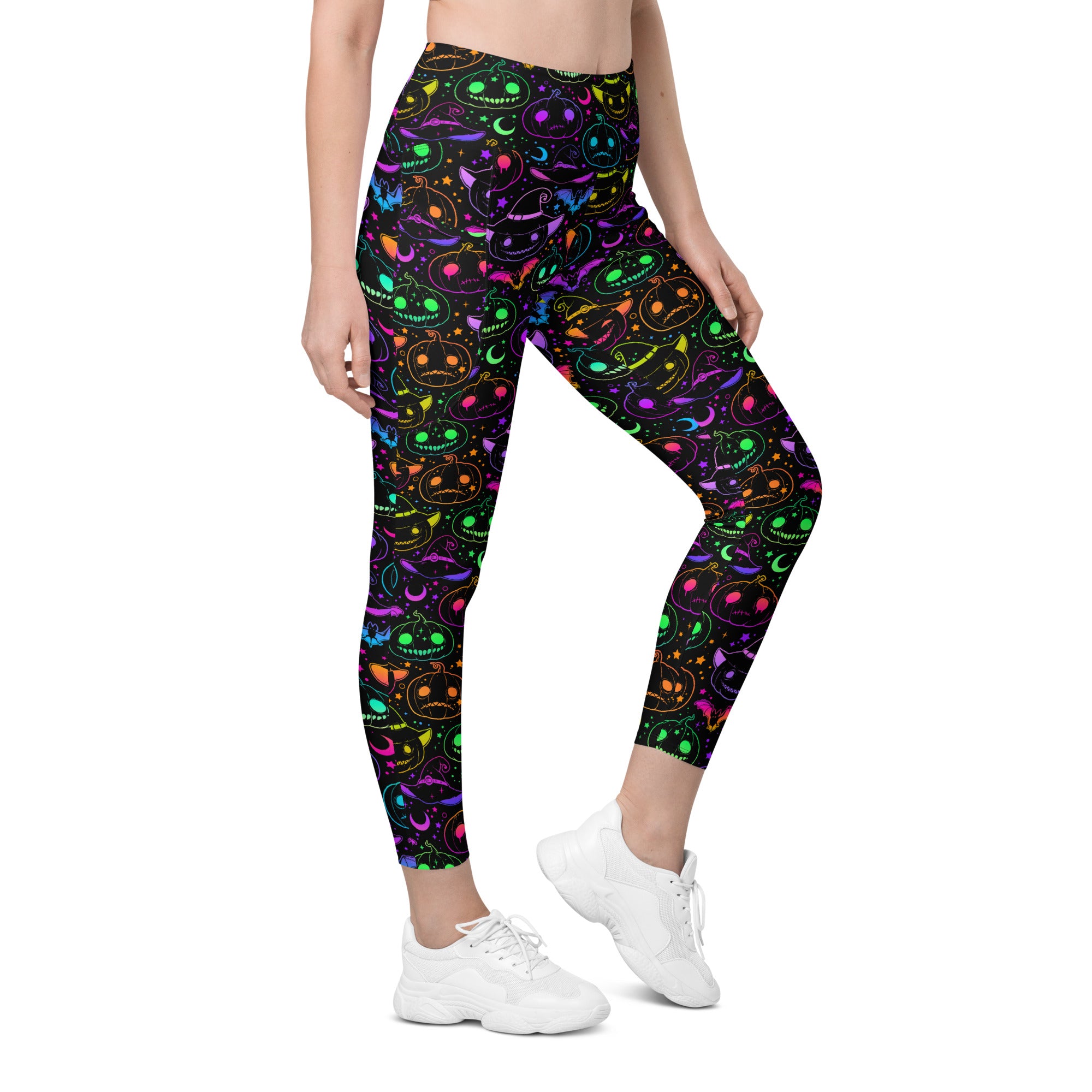 Glowin’ & Ghoulin’ Performance Leggings W/ Pockets