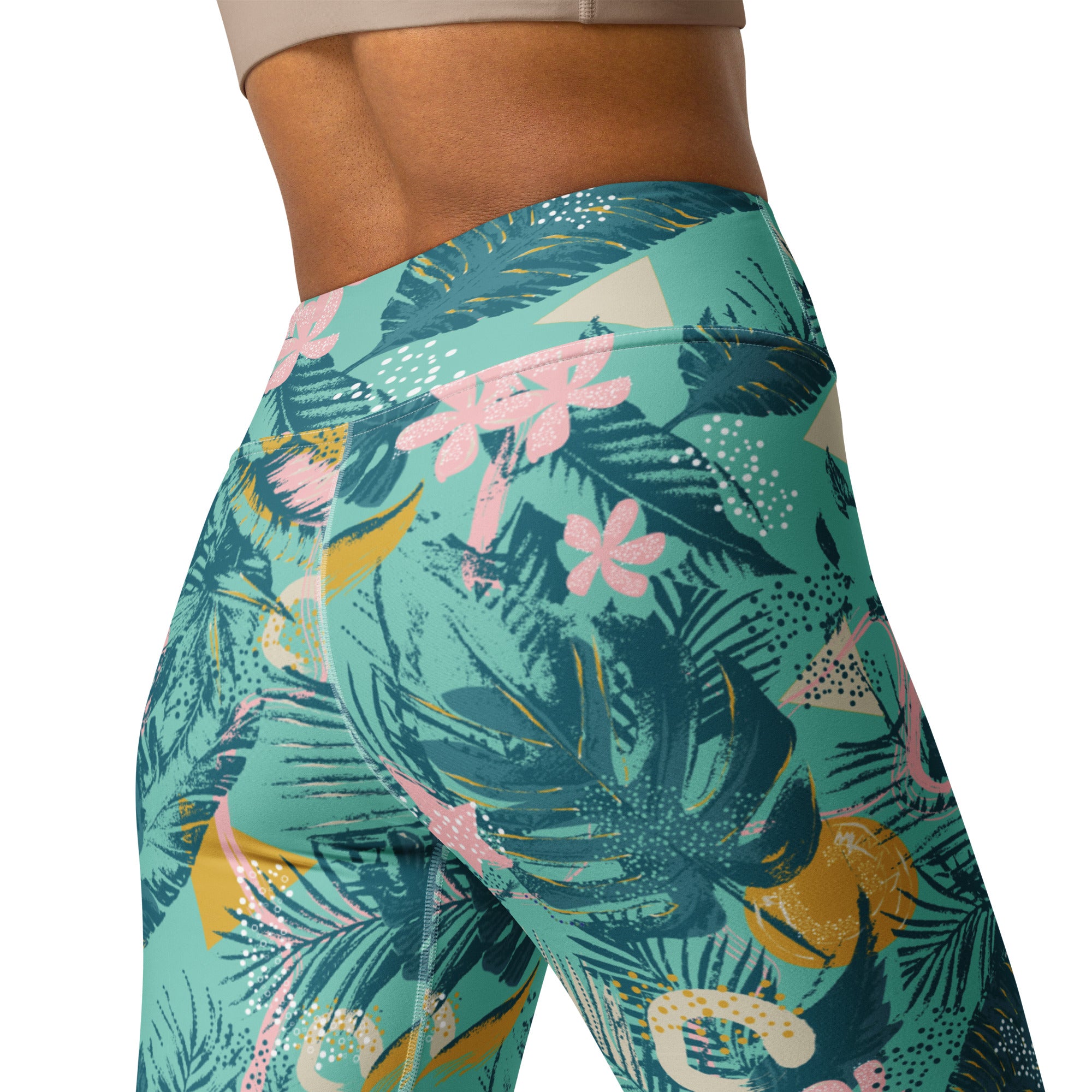 Palm Leaves Performance Leggings