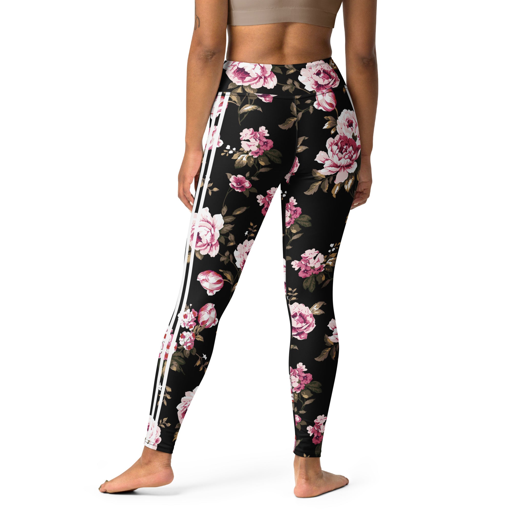 Pink Rose Performance Leggings
