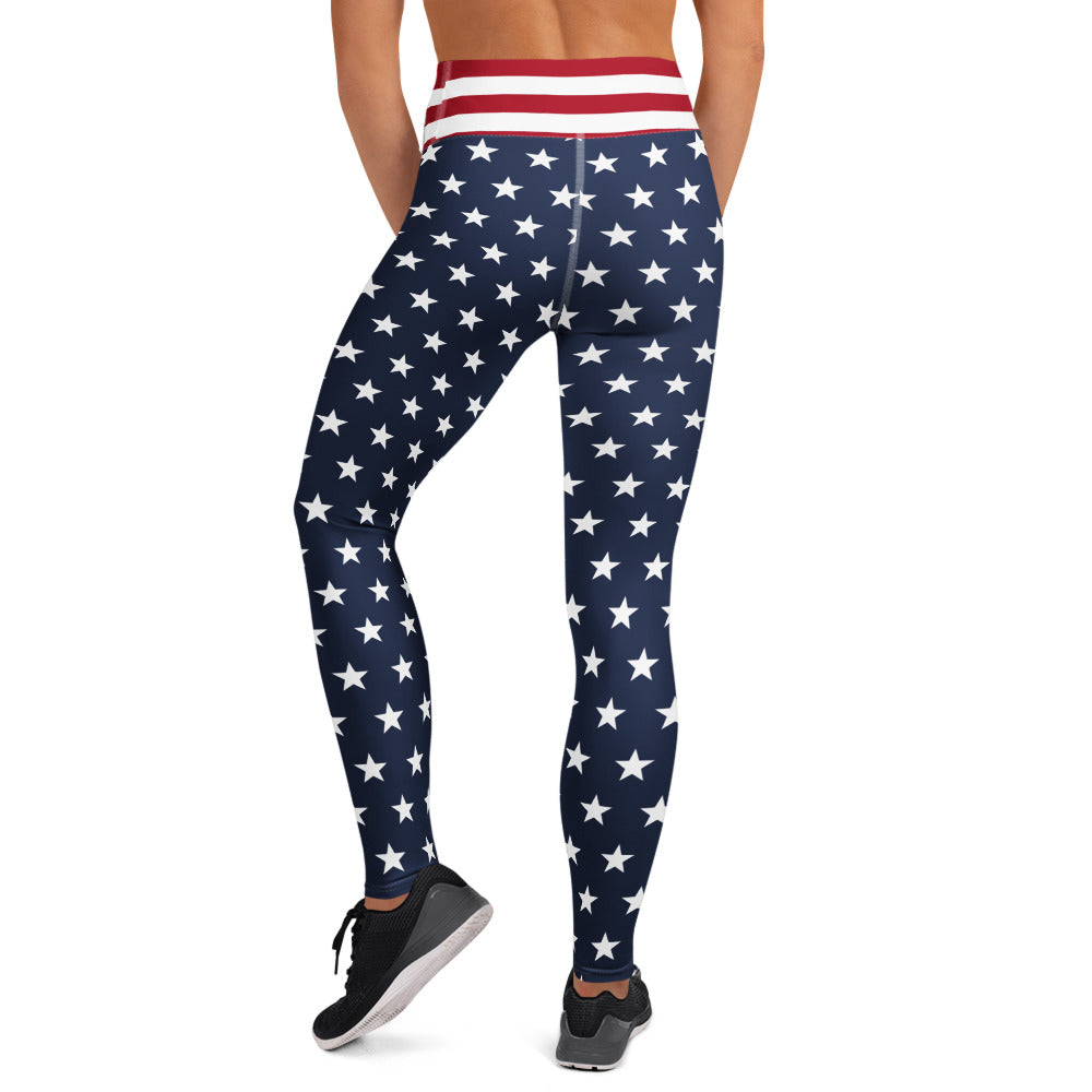 Blue Stars Fitness Tee Co Performance Leggings