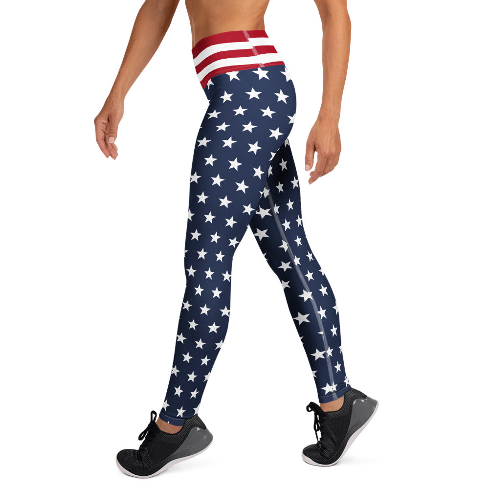 Blue Stars Fitness Tee Co Performance Leggings